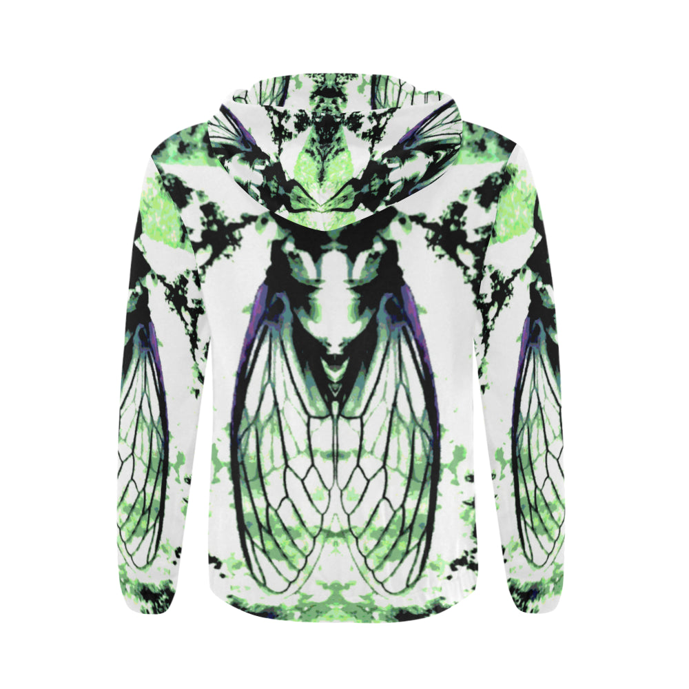 Cicada All Over Print Full Zip Hoodie