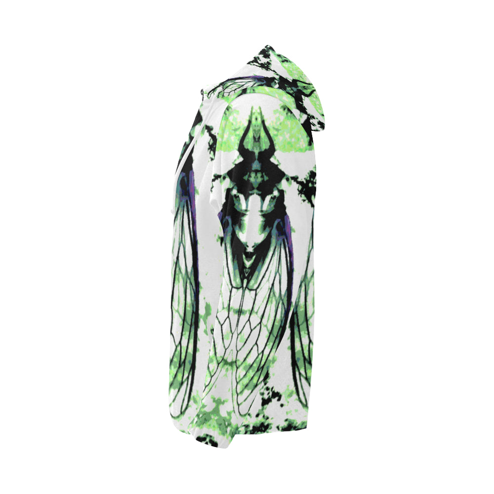 Cicada All Over Print Full Zip Hoodie